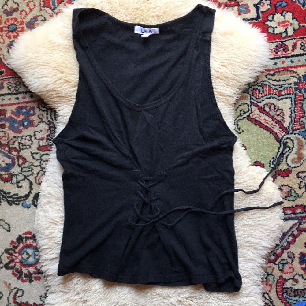 NWOT LNA Corset Sleeveless Top Size S ❤︎